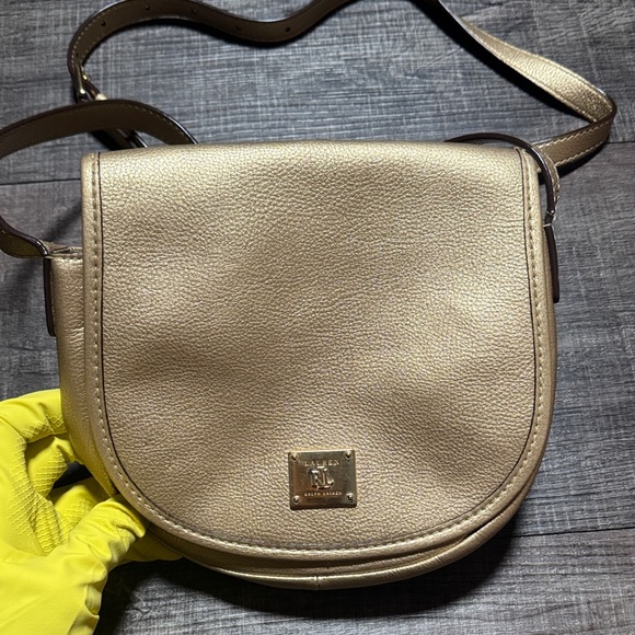 Lauren Ralph Lauren Gold Crossbody Bag - Picture 2 of 15